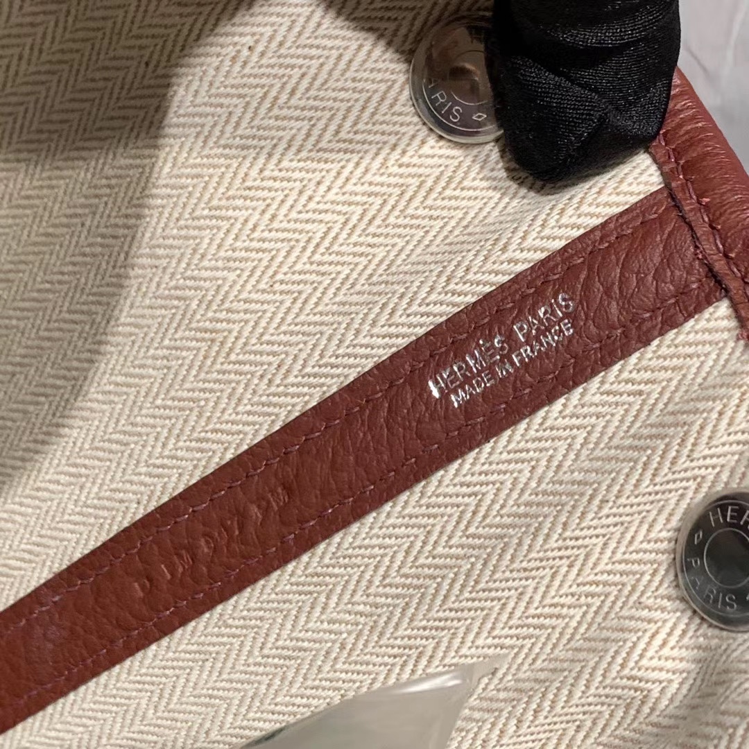 에르메스 가든파티30 보르도 은장 바쉬 컨트리